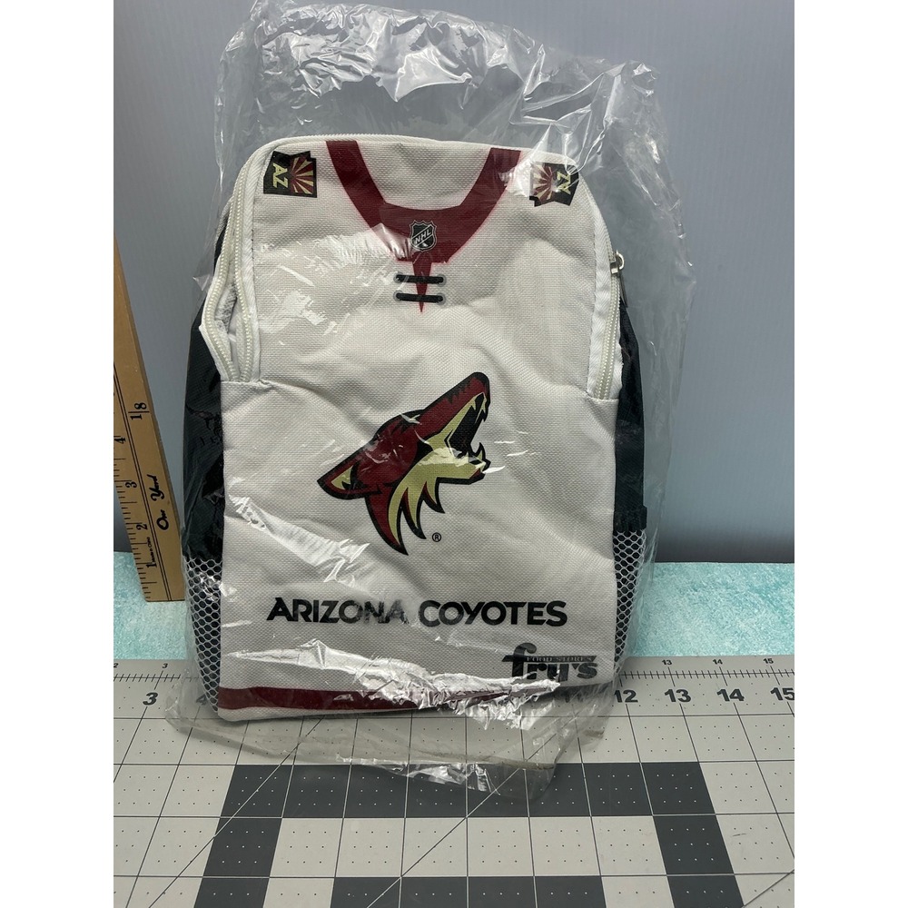 Arizona‎ Coyotes NHL Jersey Style  Lunch Bag Fry's Promo White Maroon